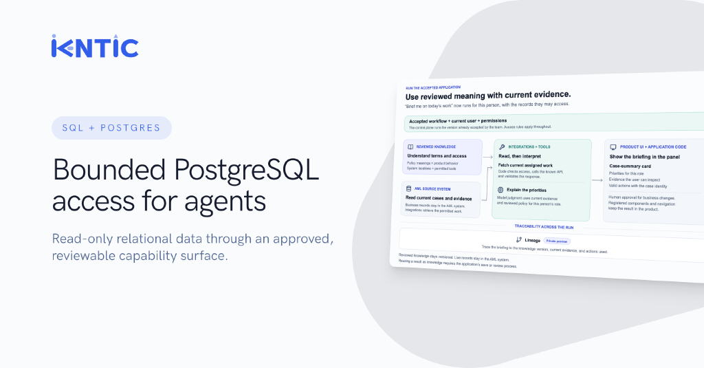 SQL/Postgres plugin: bounded data access for agents