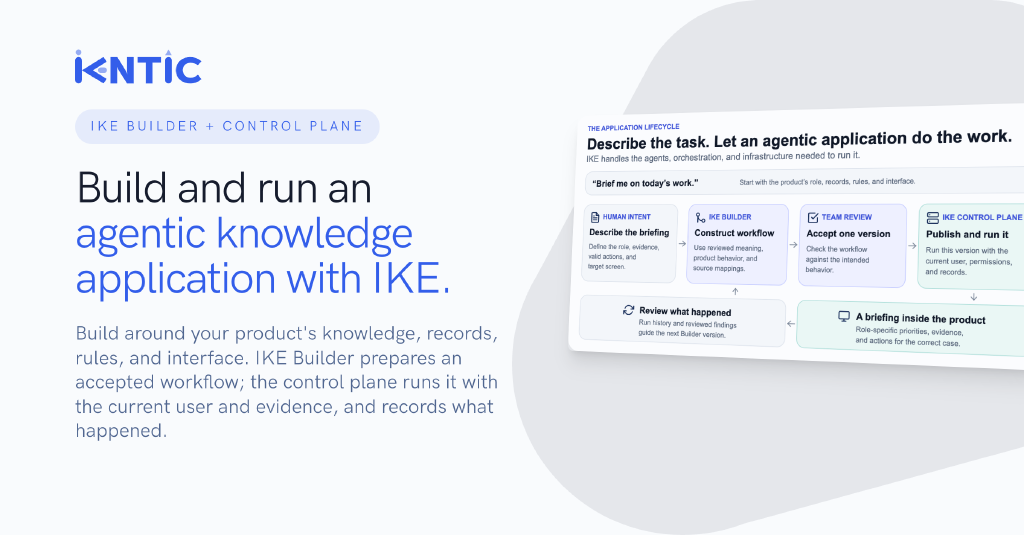 Build and run an agentic knowledge application with IKE